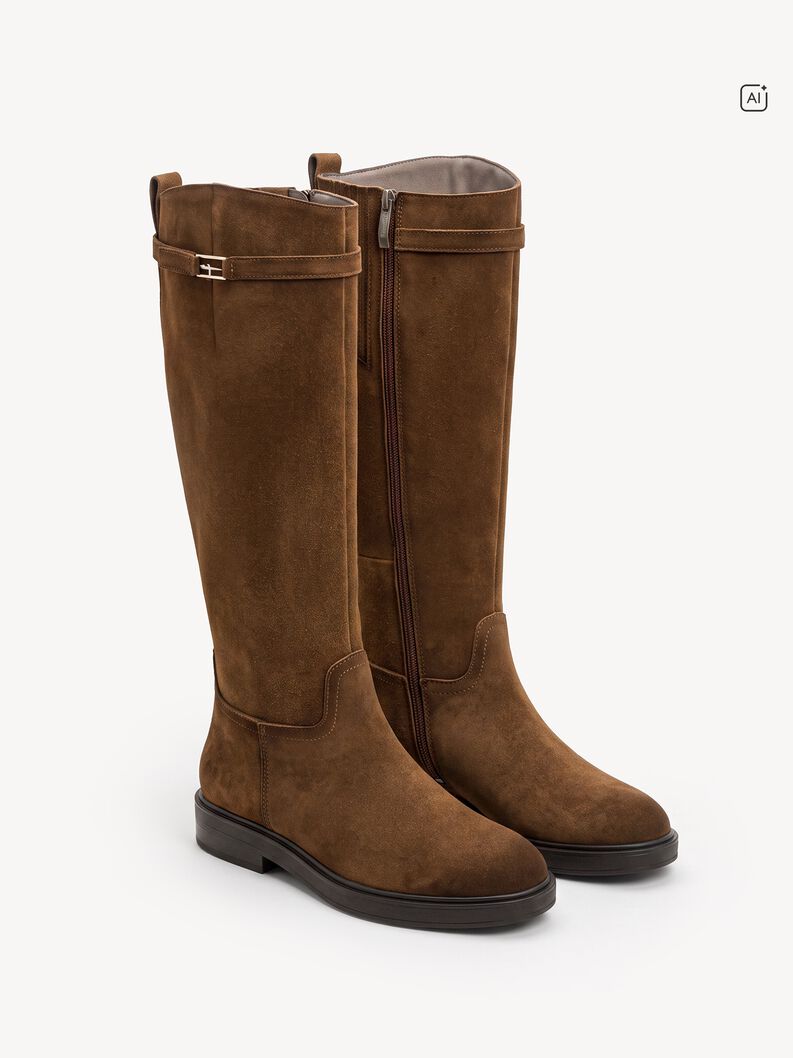 Lederstiefel - braun, CAMEL, hi-res