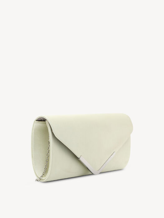 Clutch, champagner satin, hi-res
