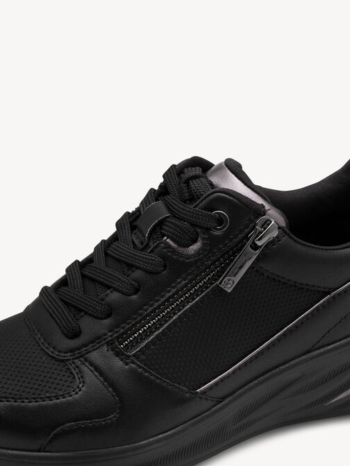 Sneaker, BLACK LEATHER, hi-res