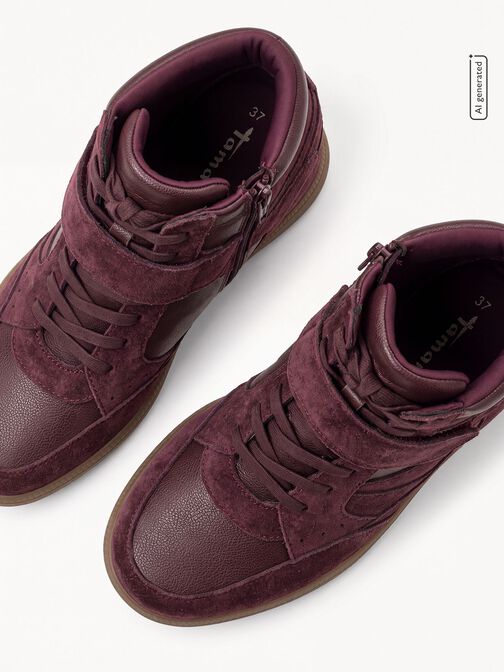 Sneaker, BURGUNDY, hi-res