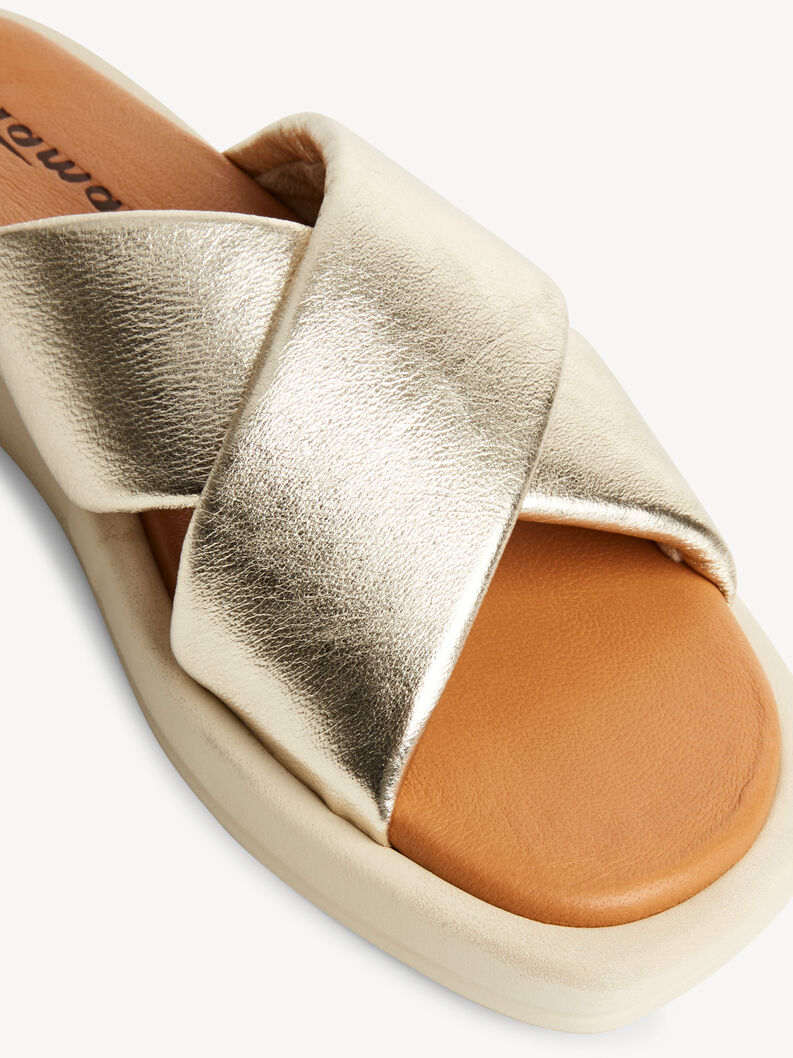 Ciabatte - oro, LIGHT GOLD MET, hi-res