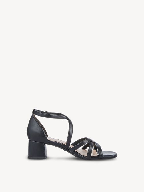 Sandale à talon, BLACK, hi-res