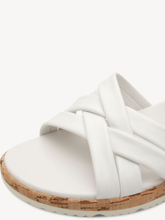 Sandaal, WHITE LEATHER, hi-res