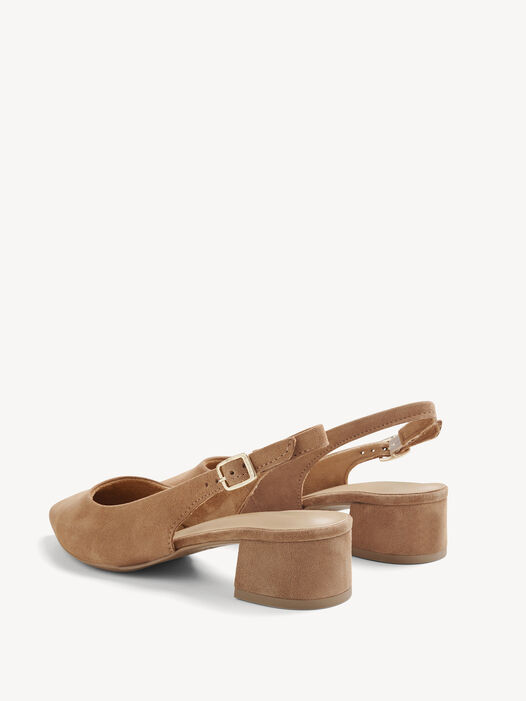 Slingpumps, cognac, hi-res