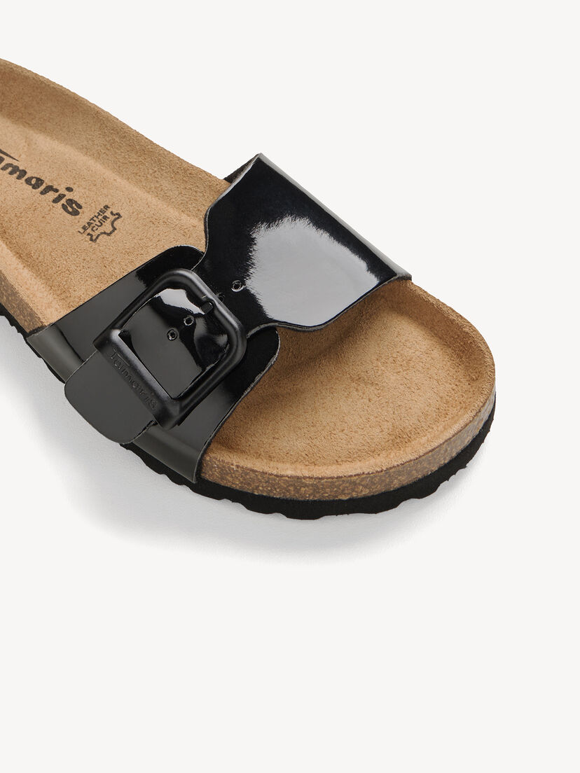 Slipper - zwart, BLACK PATENT, hi-res