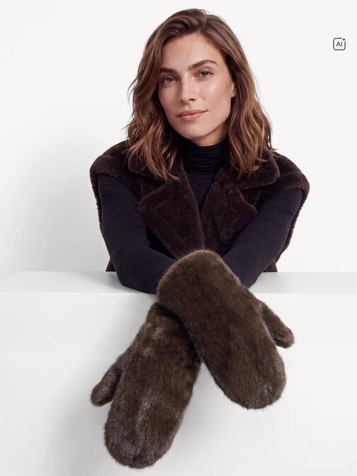Gants, brown, hi-res