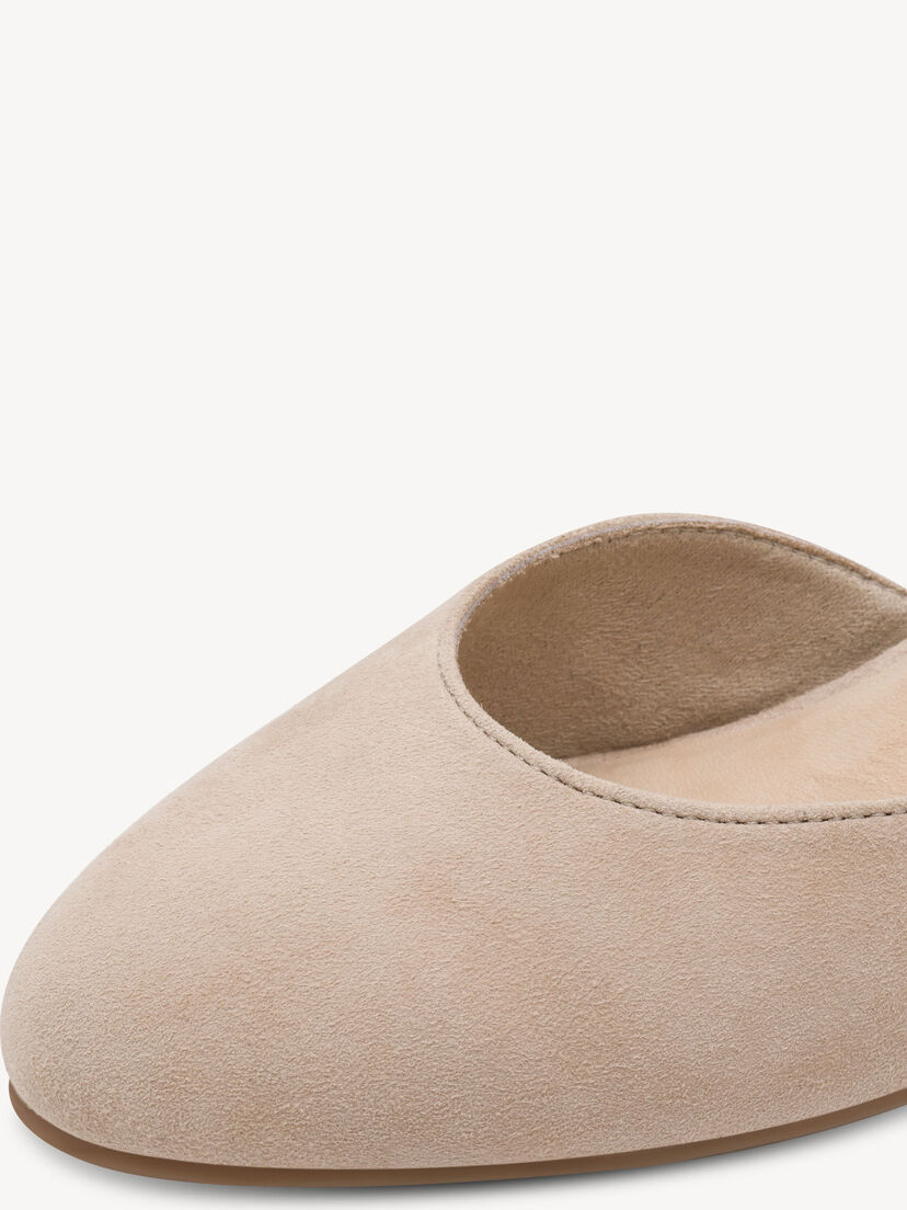 Leren Pumps - beige, beige, hi-res