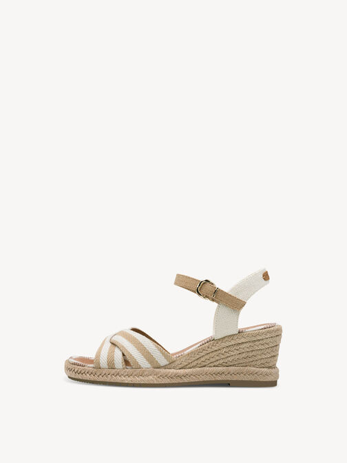 Heeled sandal, TAN COMB, hi-res