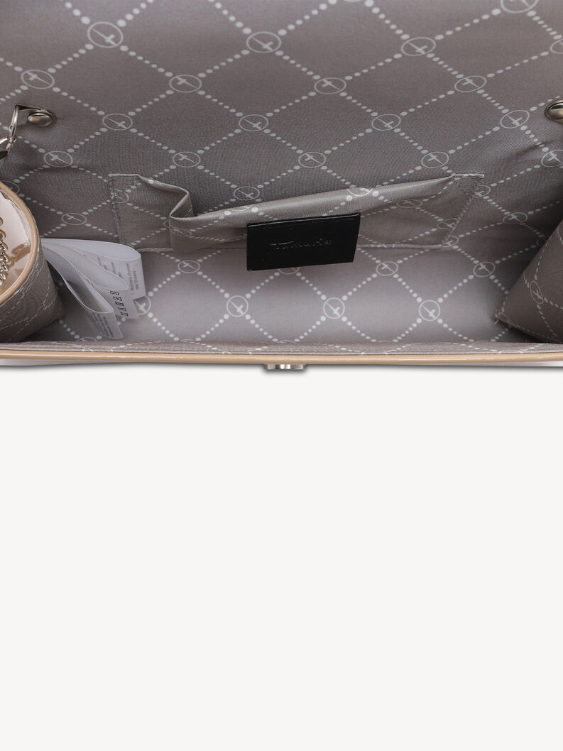 Clutch - beige, cream-Lack, hi-res