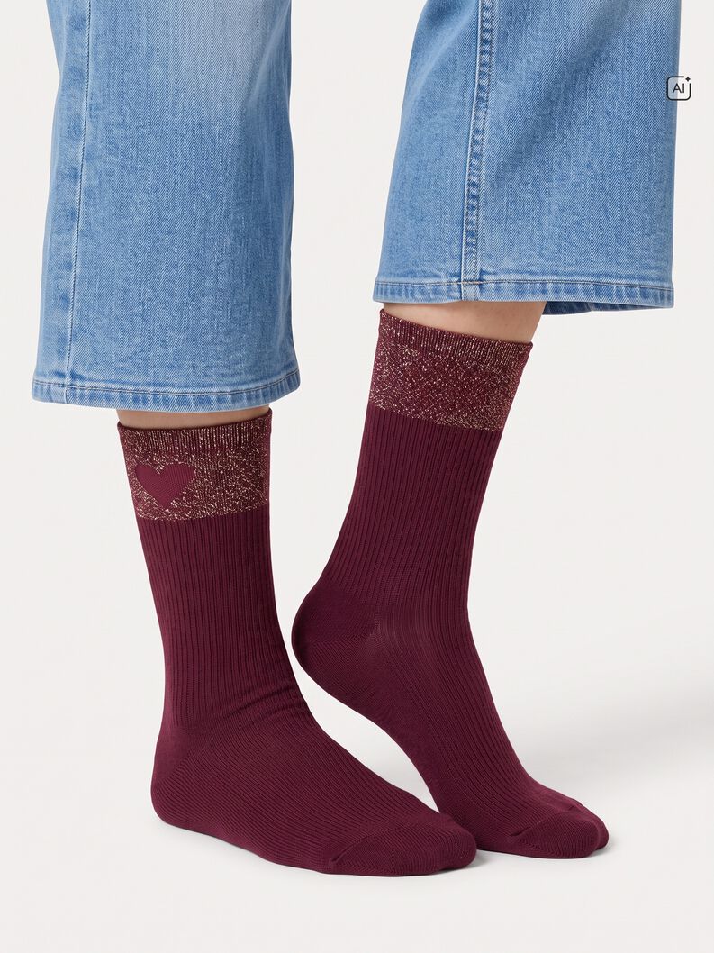 2-Pack Socks, windsor wine, hi-res