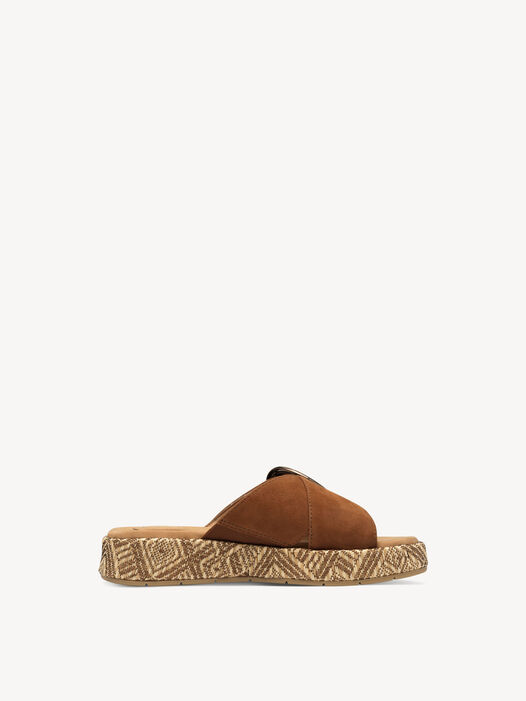 Slipper, cognac, hi-res