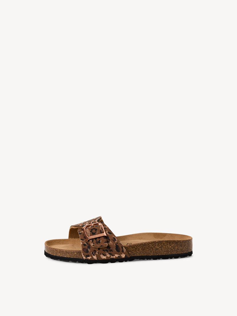 Slipper, COGNAC/LEOPARD, hi-res