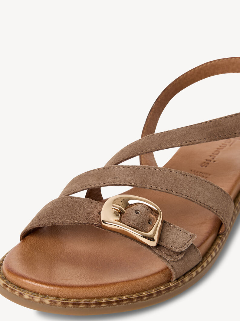 Sandały - brązowy, TAUPE SUEDE, hi-res