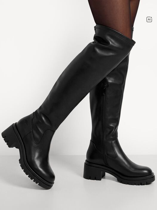 Overknee, BLACK, hi-res