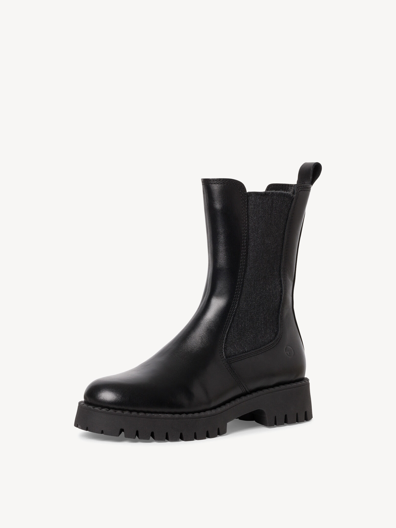 Lederstiefelette - schwarz Warmfutter 1-26838-41-003: Tamaris 