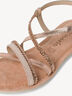 Leather Sandal - metallic, ROSE METALLIC, hi-res