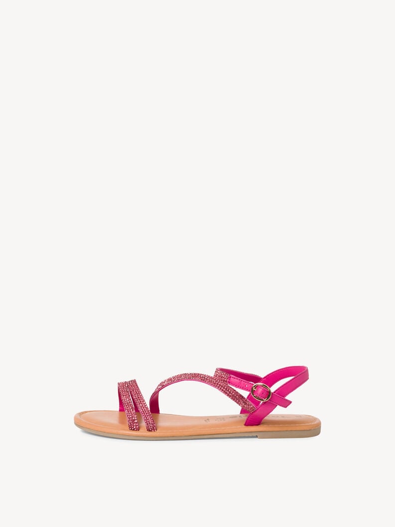 Leather Sandal - pink, FUXIA GLAM, hi-res