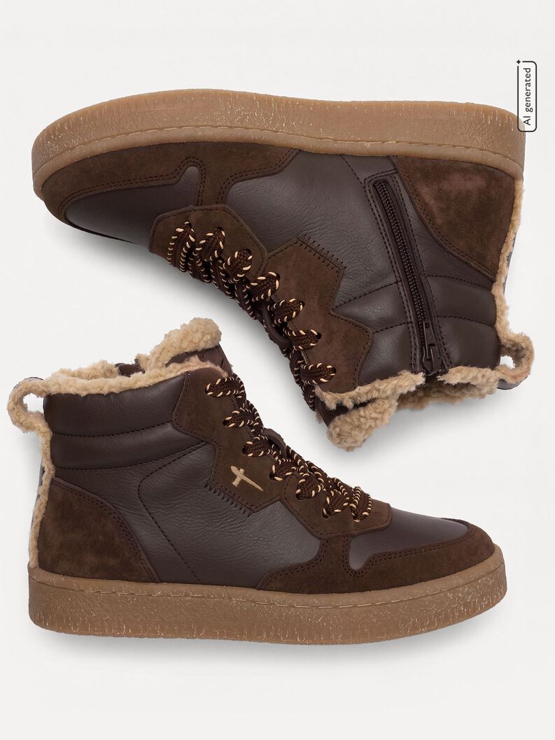 Sneaker - bruin, MOCCA COMB, hi-res
