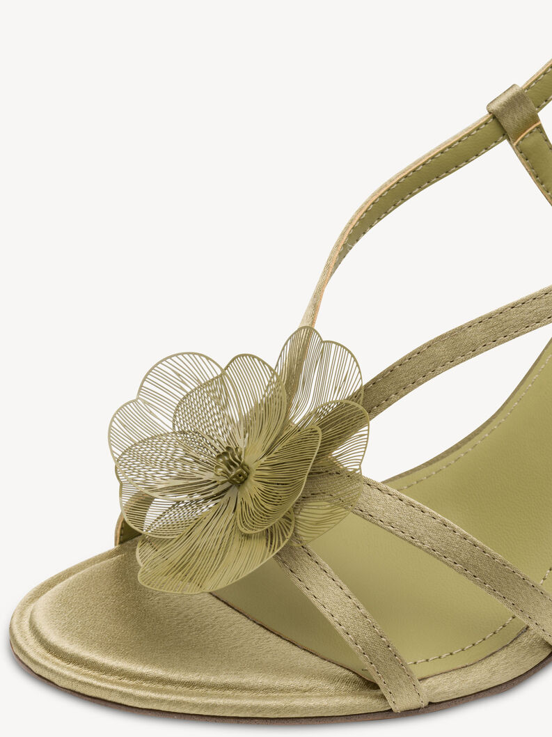 Heeled sandal - green, OLIVE, hi-res
