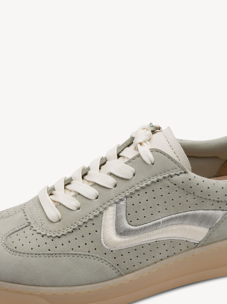 Basket en cuir - vert, SAGE COMB, hi-res