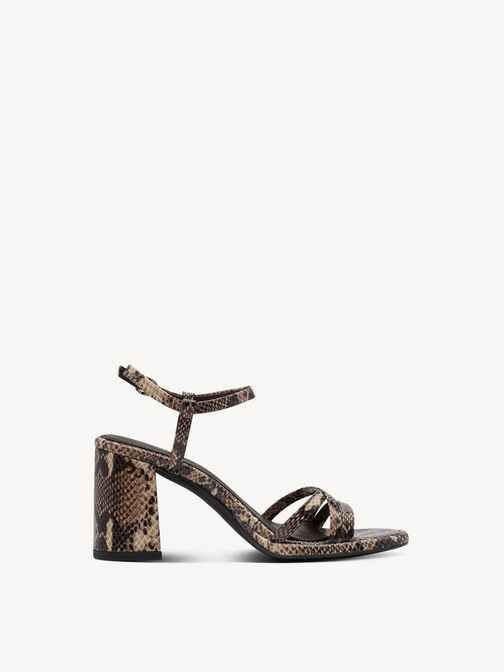 Sandalette, BROWN SNAKE, hi-res