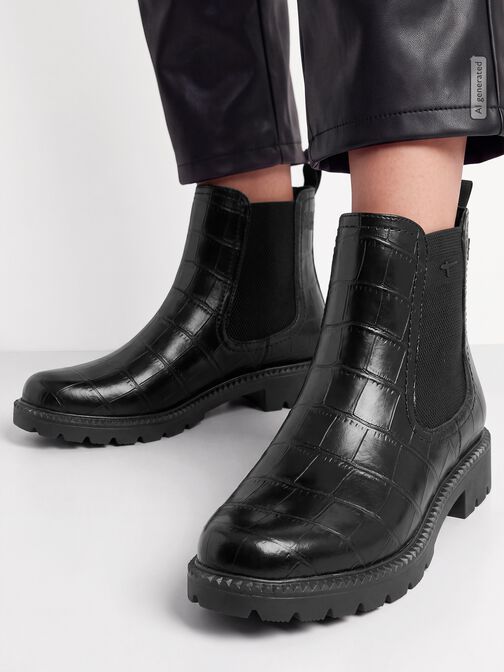 Bottine Chelsea, BLACK CROCO, hi-res
