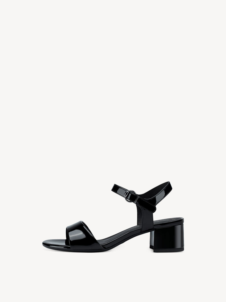 Sandalette - schwarz, BLACK PATENT, hi-res