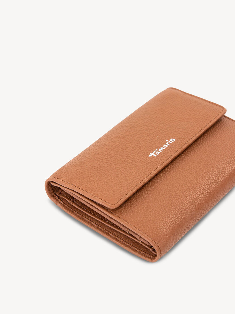Leren Portemonnee - bruin, cognac, hi-res