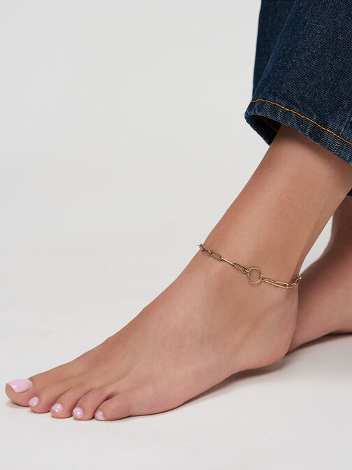 Bracelet de cheville, or, hi-res