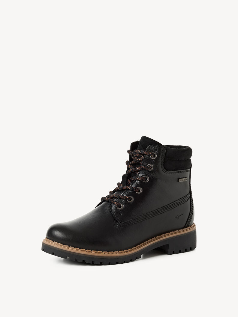 St&oslash;vletter - sort warm lining, BLACK LEATHER, hi-res
