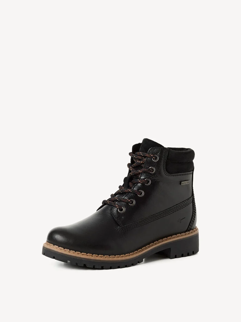 Bottine, BLACK LEATHER, hi-res