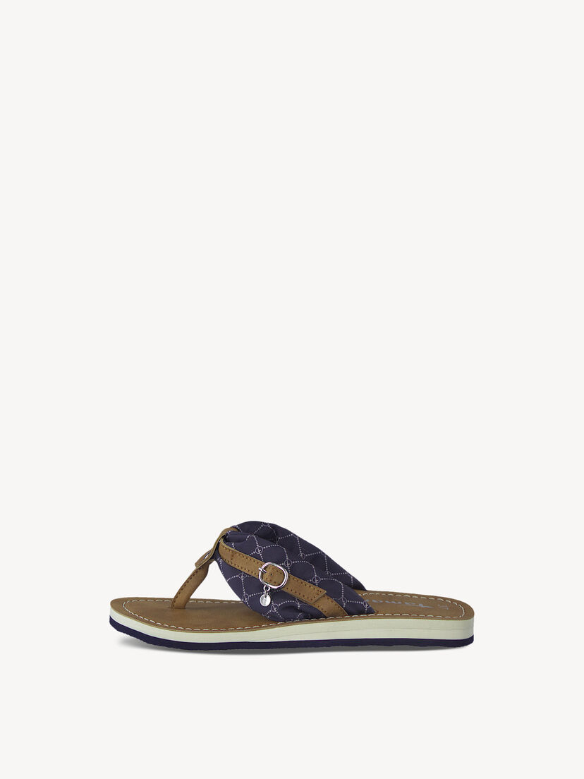 Flip Flops, NAVY/LOGO, hi-res