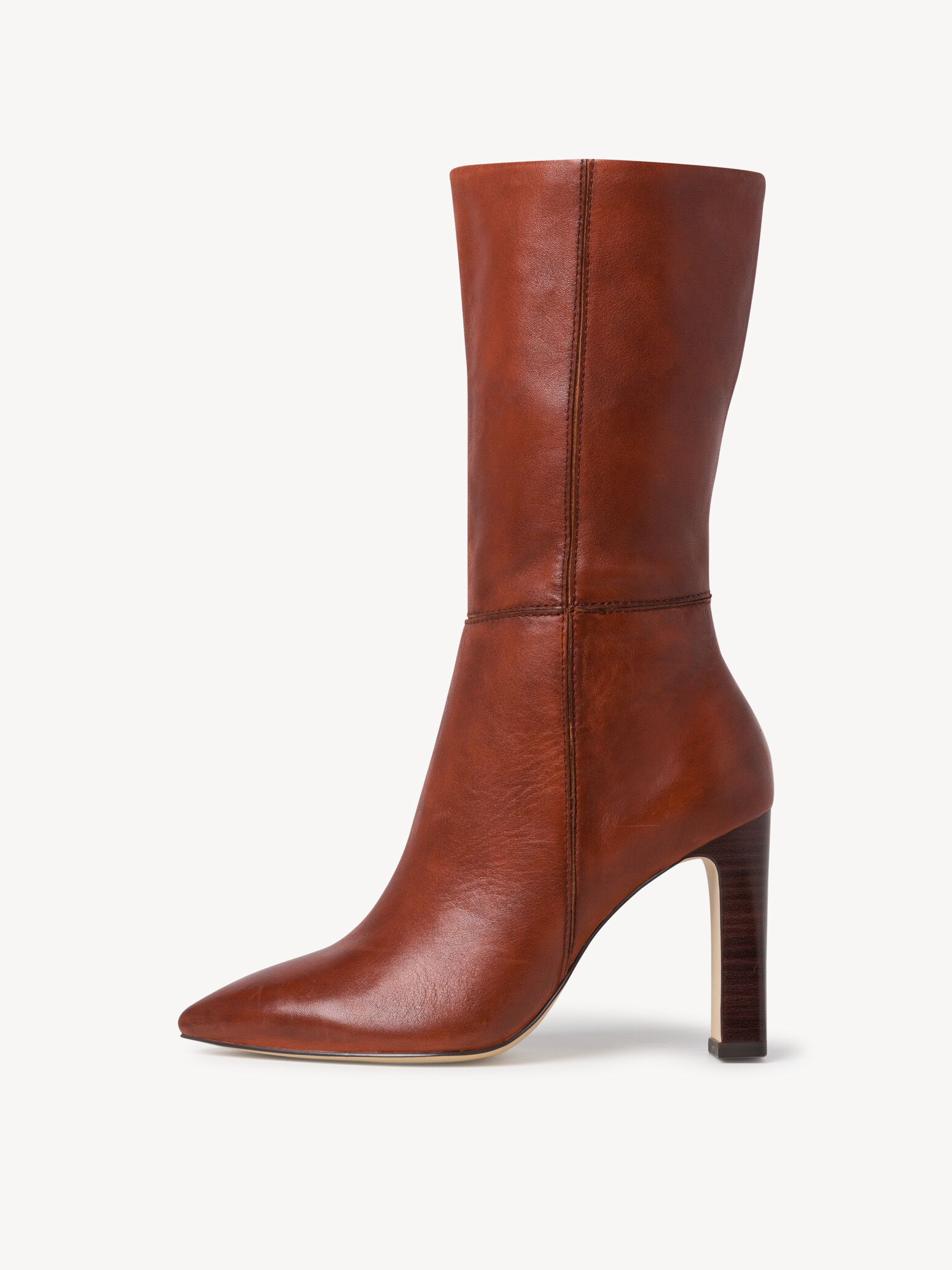 Leather Bootie - brown 1-1-25390-25-322 