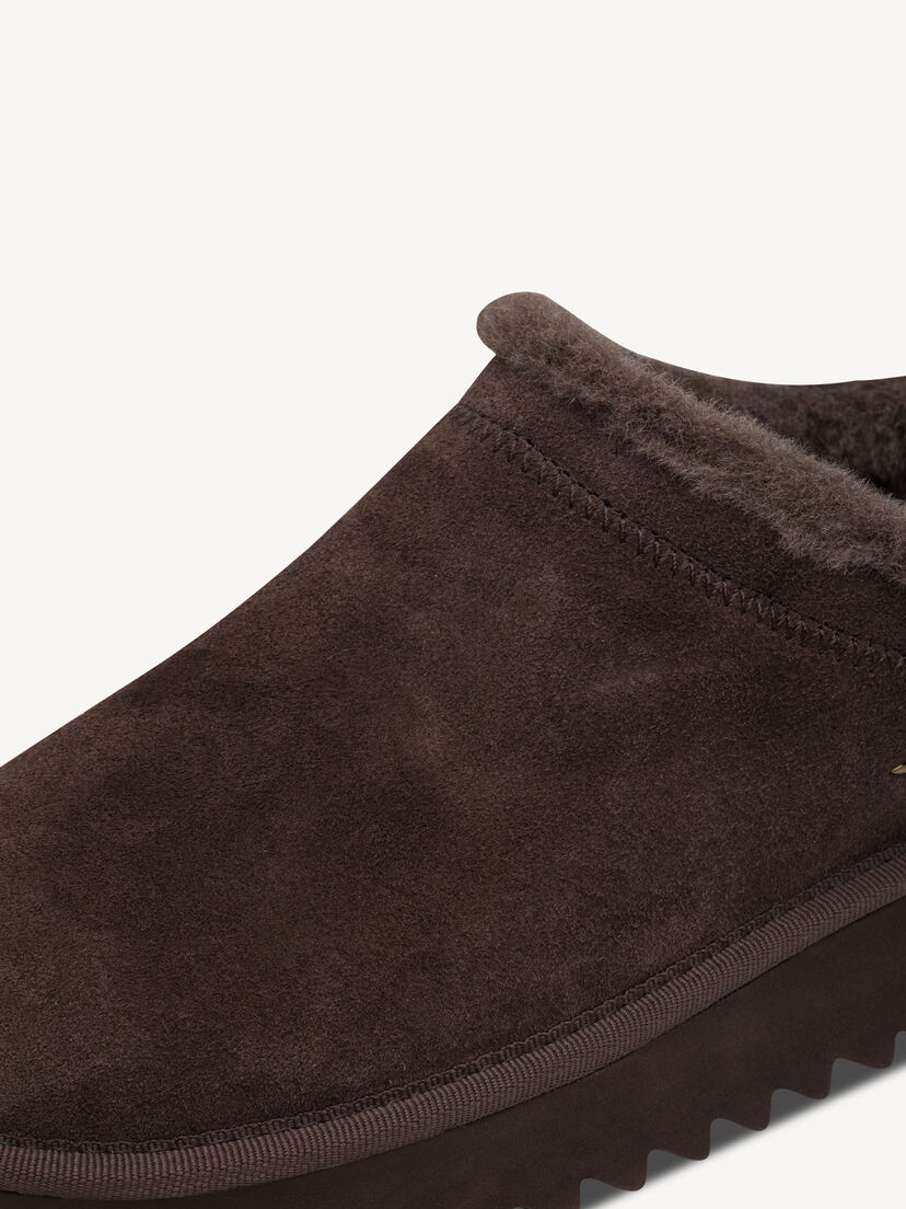 Leren Slipper - bruin, 304, hi-res