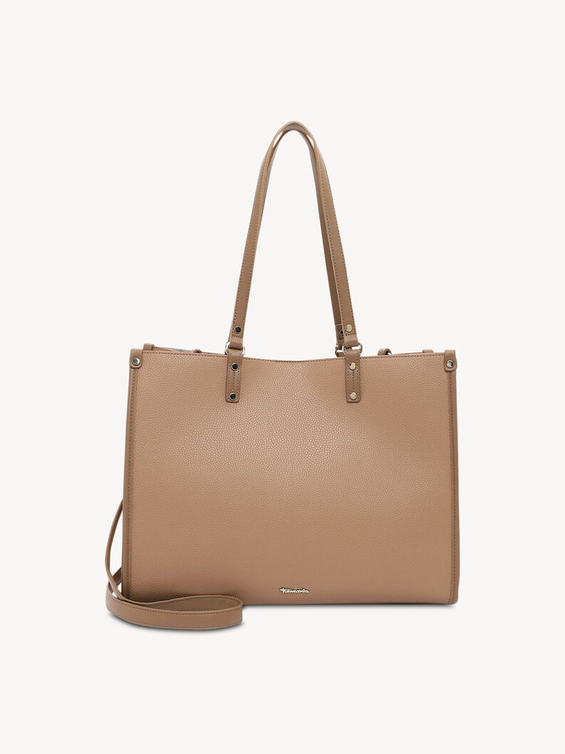 Τσάντα για ψώνια - καφέ, camel, hi-res