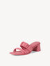 Leren Slipper - pink, FLAMINGO, hi-res