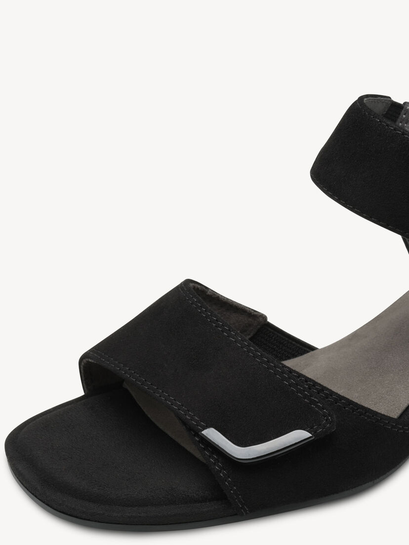 Sandaaltje, BLACK SUEDE, hi-res