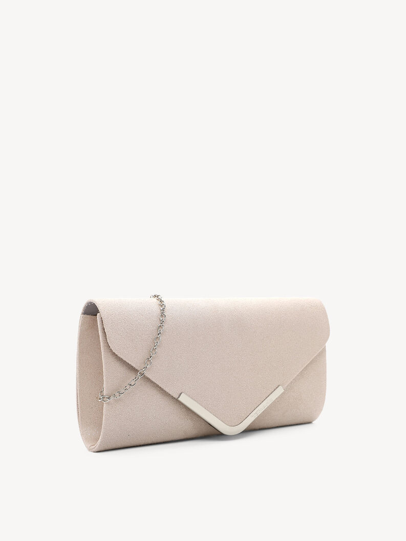 Clutch bag - beige, cream, hi-res