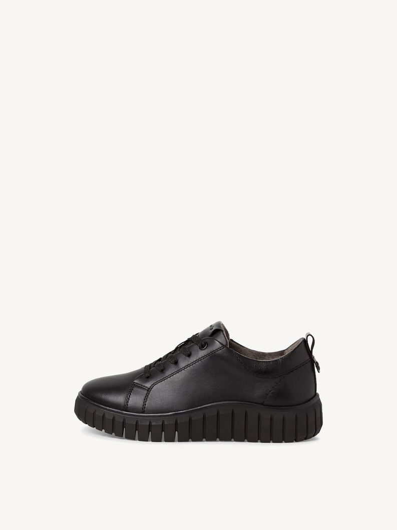 Leather Sneaker - black, BLACK NAPPA, hi-res