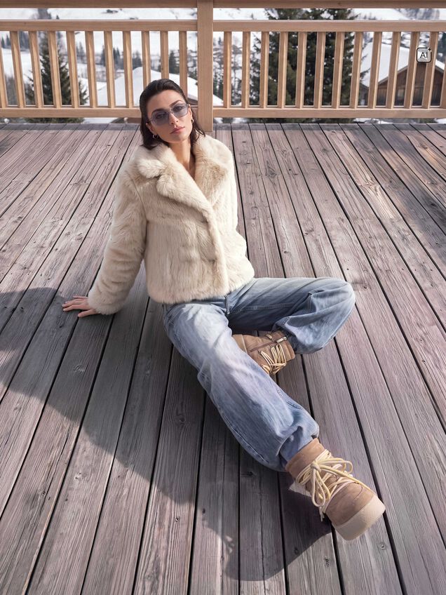 Bottine, beige, hi-res