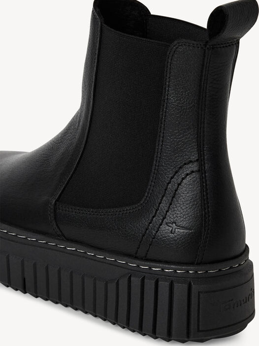 Chelseaboot, BLACK LEATHER, hi-res