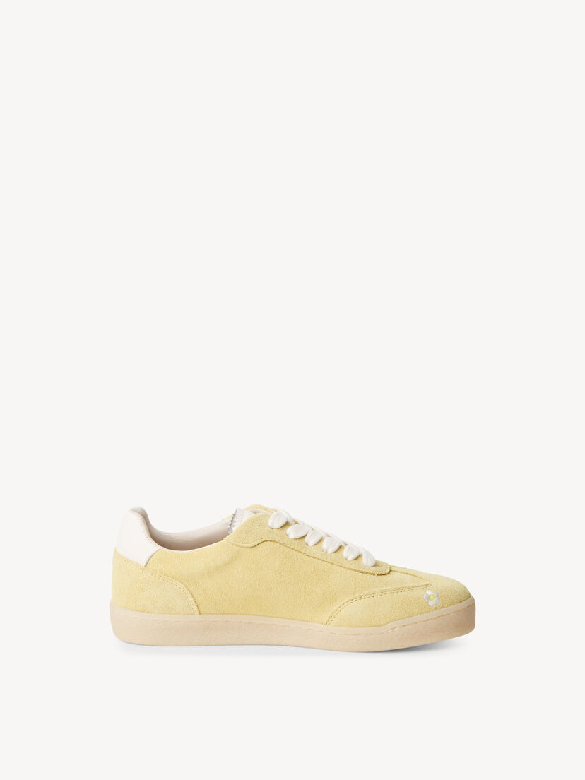 Leren Sneaker - geel, SOFT LEMON, hi-res