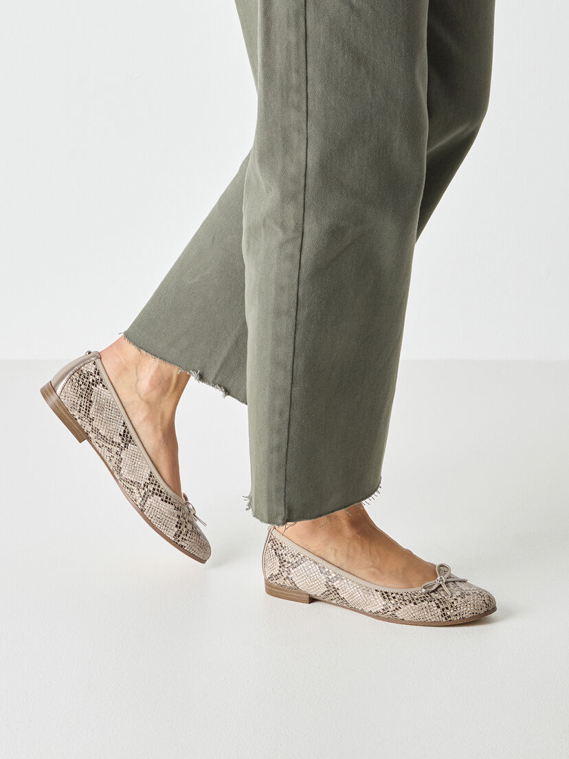 Ballerina - beige, BEIGE SNAKE, hi-res