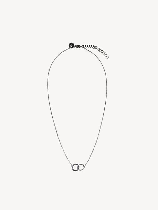 Necklace, black, hi-res