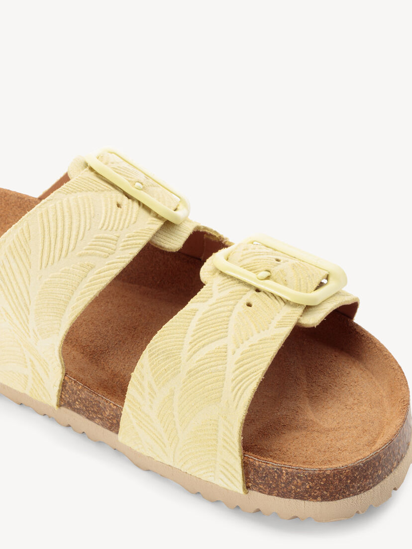Leren Slipper - geel, SOFT LEMON, hi-res