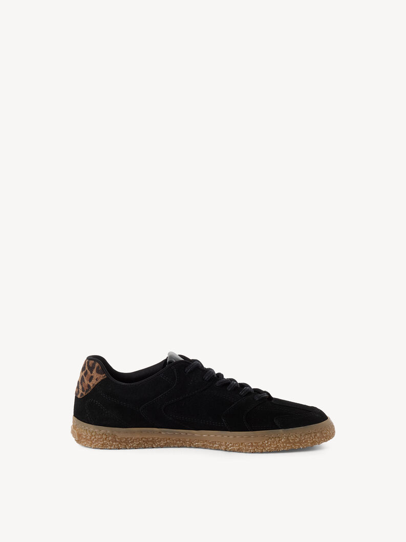 Basket en cuir - noir, BLACK COMB, hi-res