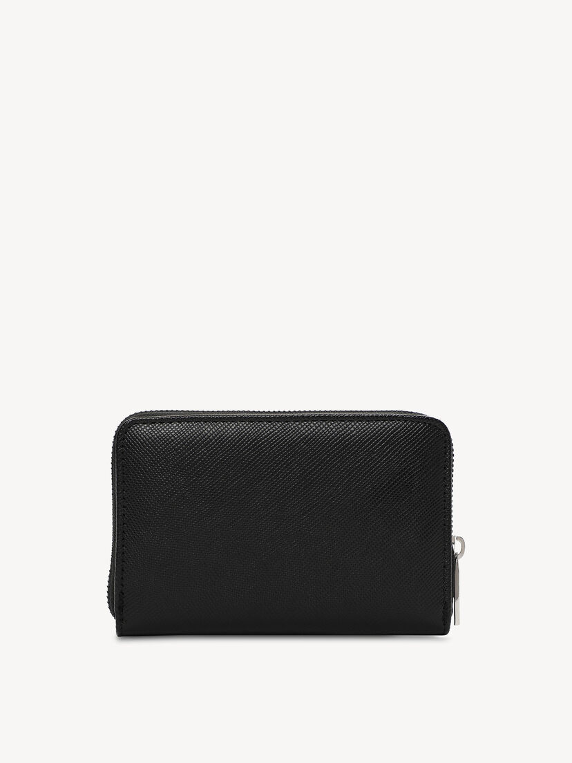 Portemonnee - zwart, black, hi-res