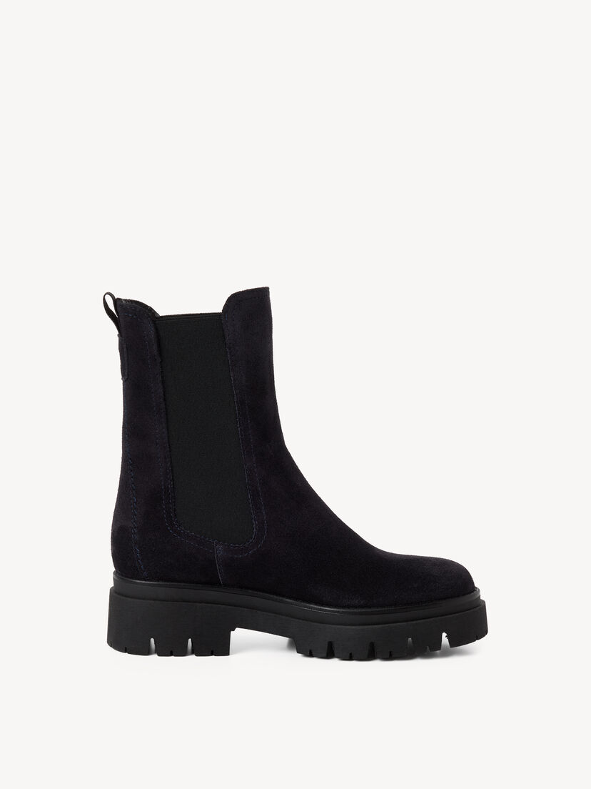 Leren Chelseaboot - blauw, NAVY SUEDE, hi-res