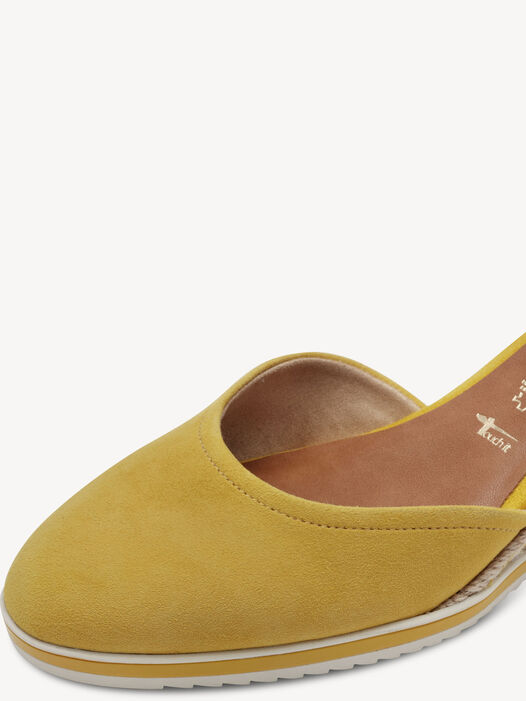 Sleehakpumps, YELLOW, hi-res