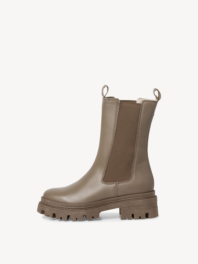 Leather Chelsea boot - green, SAGE, hi-res